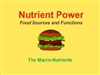 Nutrient Power--Macro Nutrients Whiteboard Lesson